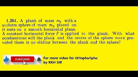 Solution of IRODOV problem1.261 by RKH SIR