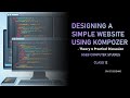 GSEB COMPUTER STUDIES CLASS 12 CHAPTER 3 English | Simple Website in Kompozer | Theory+examples