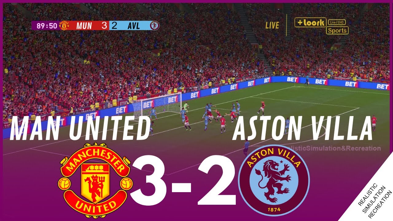 LIVE: Manchester United vs Aston Villa  Premier League football