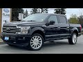 2019 Ford F-150 Limited + Moonroof, NAV, Power Deployed Rinningboards Review | Island Ford