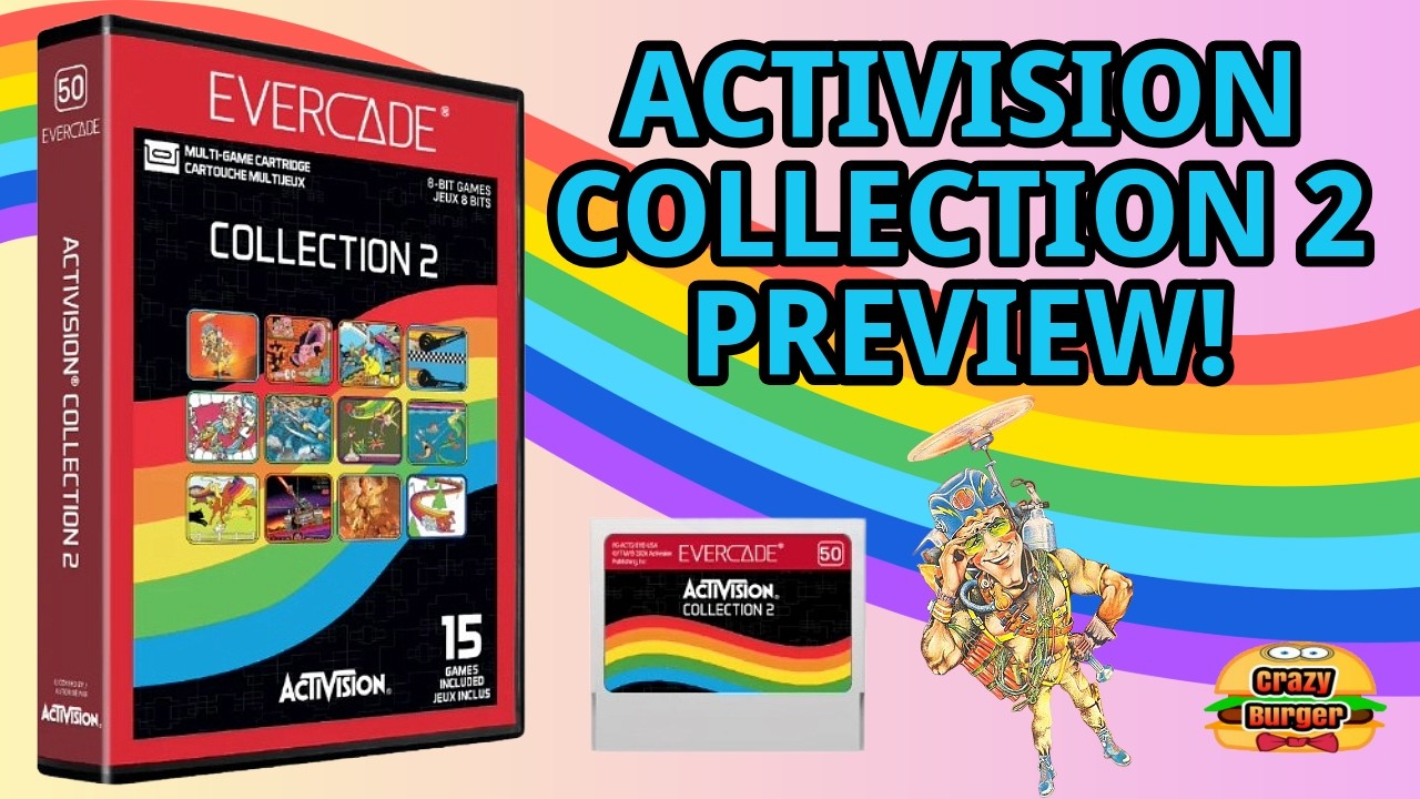 Предварительный обзор Evercade Activision Collection 2 — стоит ли покупать?