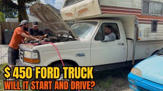 $450 FORD TRUCK - WILL IT START AND DRIVE?