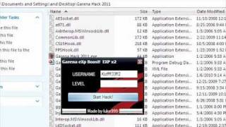 garena exp hack 2011