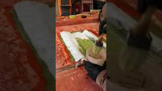 laying fiberglass #hovercraft