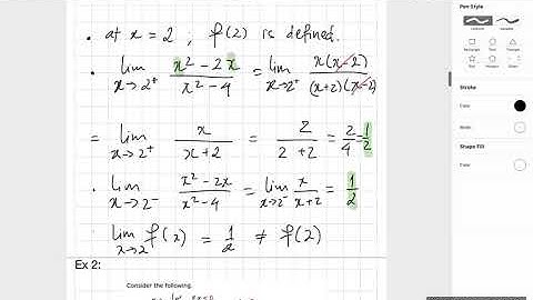 Section 2.5 Continuity - More Examples - part 1