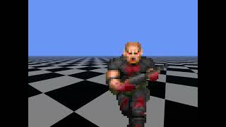 Doom Sprite Patrolling - Bilinear Filter Disabled / PSX Style