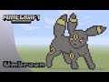 Minecraft: Pixel Art Tutorial and Showcase: Umbreon (Pokemon)