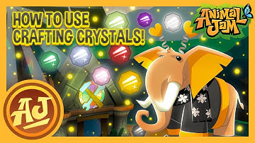 How to Craft with Crystals | Animal Jam Tutorials