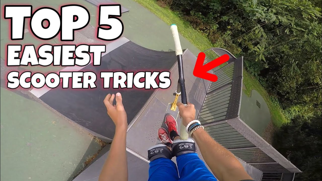 5 EASY SCOOTER TRICKS YOU CAN LEARN FAST! - YouTube