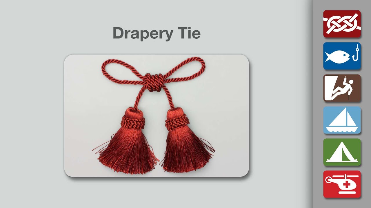 Drapery Tie Hold Back your Curtains with the Drapery Tie YouTube