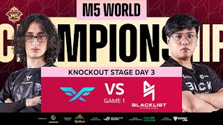 (FIL) M5 Knockouts Day 3 | FF vs BLCK | Game 1