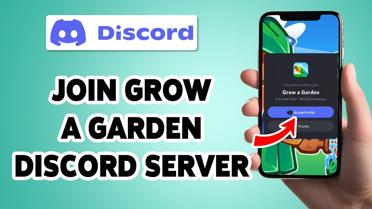 How To Join Grow A Garden Discord Server 2026 | Official Invite Link ...