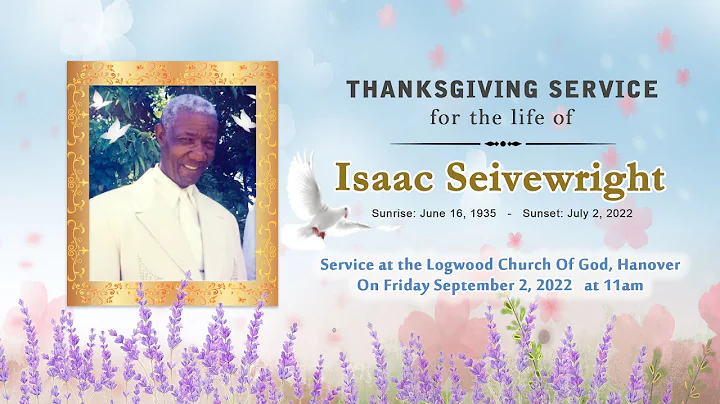Thanksgiving service for Isaac Seivewright "Mass George"