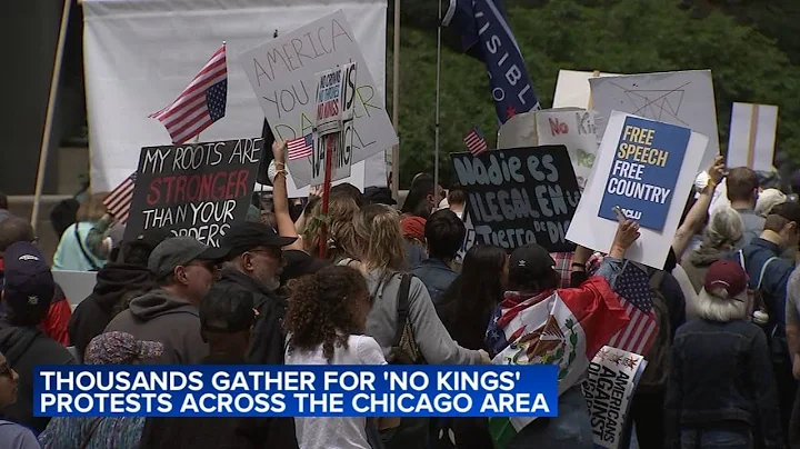 LATEST UPDATES: Thousands rally for 'No Kings' protests across Chicago area against Trump policies
