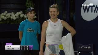 Simona Halep vs Elena Rybakina 2020 Dubai Final (FINAL SET TIEBREAK)