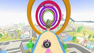 Action Balls 🌈 Landscape Gameplay Android iOS 💥 Nafxitrix Gaming Game 12 Gyrosphere Race