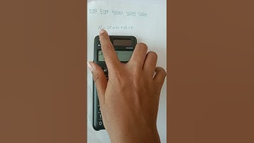 How to find eigen values using scientific calculator #maths #eigenvalues #eigen