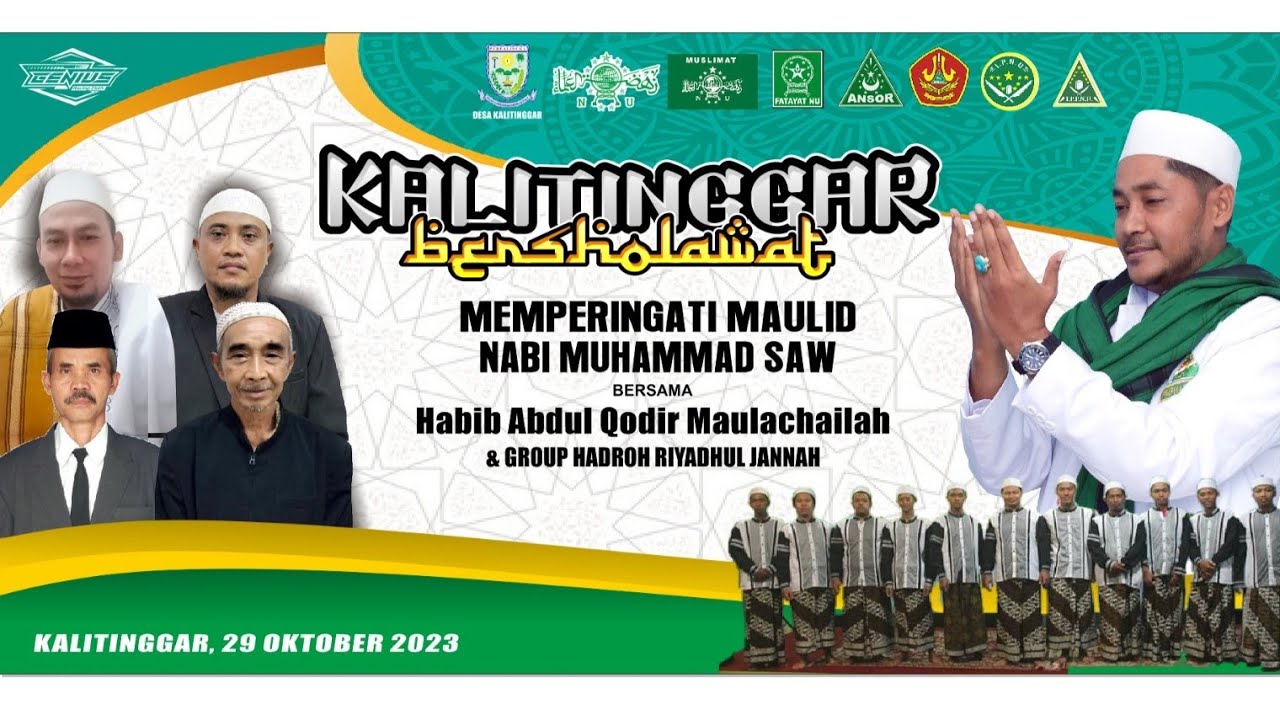 [LIVE] KALITINGGAR BERSHOLAWAT PERINGATAN MAULID NABI MUHAMMAD SAW - HABIB ABDUL QADIR MAULACHAILAH