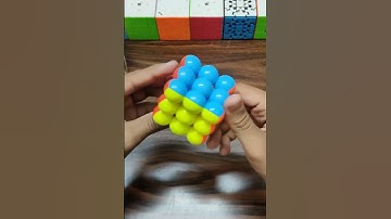 Bubble Cube Unboxing and First turn #cubing