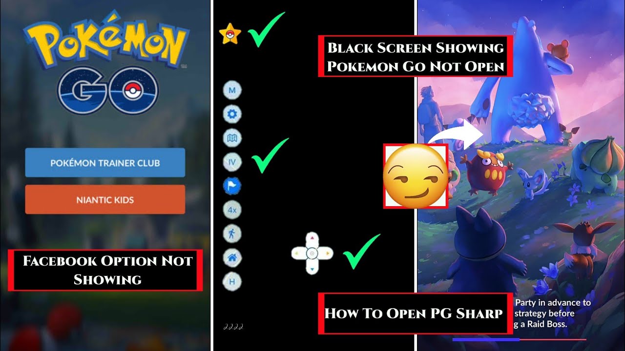 Pokémon GO & Pgsharp Not Open😳 POKÉMON GO Black Screen Solution