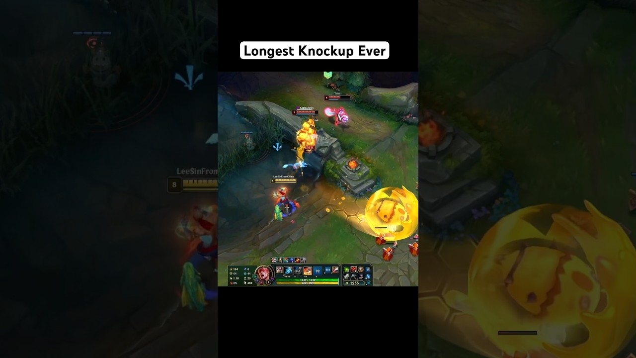 The Longest Knockup in League of Legends 