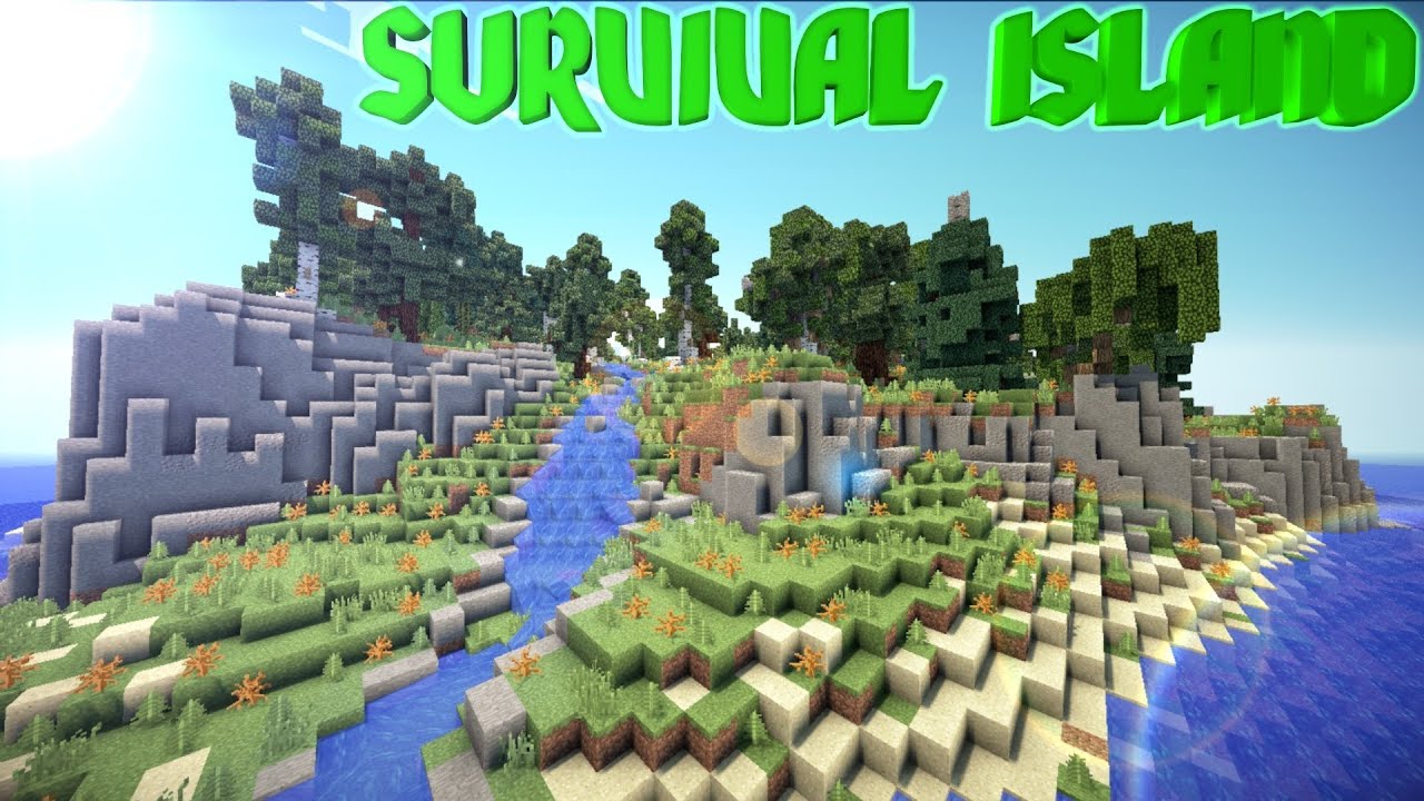 Minecraft Pocket Edition Custom Survival Island [DOWNLOAD] - YouTube