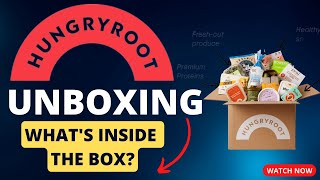 HUNGRYROOT UNBOXING: (NOT SPONSORED)  (Gluten & Dairy Free Options)