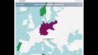 Seterra (Geoguessr Version) Europe 1914 Type Speedrun (34.610s)