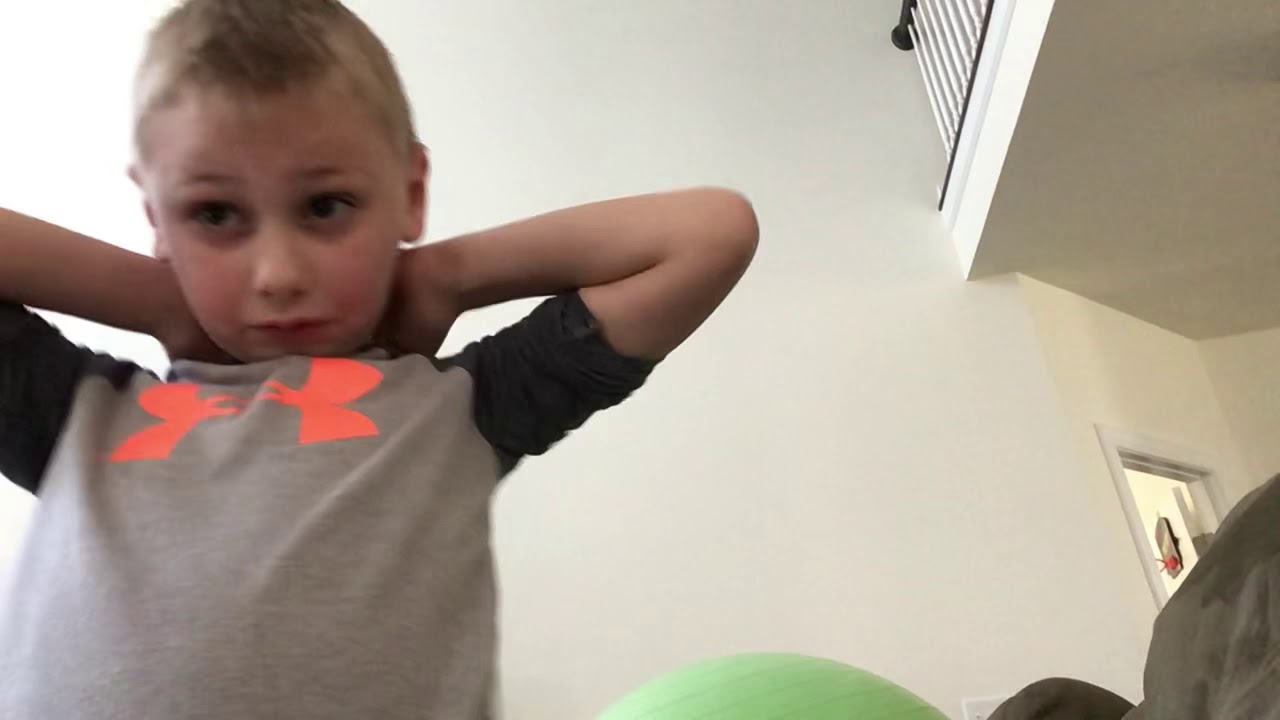 Bouncing on ball (part1) part 2 coming soon - YouTube