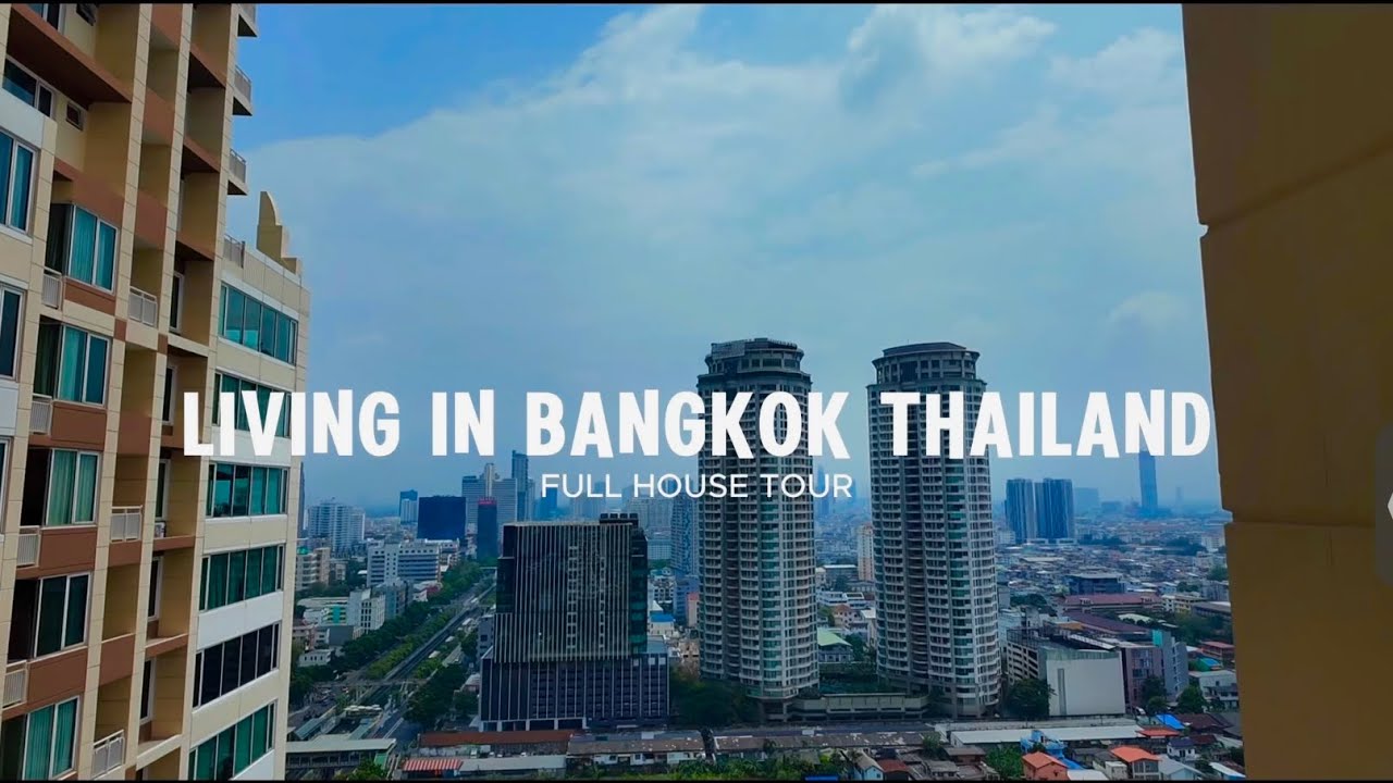 2 Bedroom Condo Tour in Bangkok Thailand 🇹🇭 | Single Mom + 7 Year Old