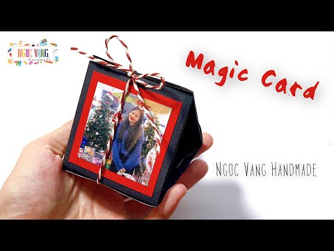 Video MAGIC CARD / THIỆP ẢNH ẢO THUẬT - NGOC VANG Handmade - youtube
