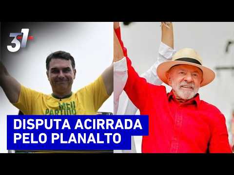 PODERDATA/AYA: Flávio e Lula aparecem empatados com 50% dos votos válidos