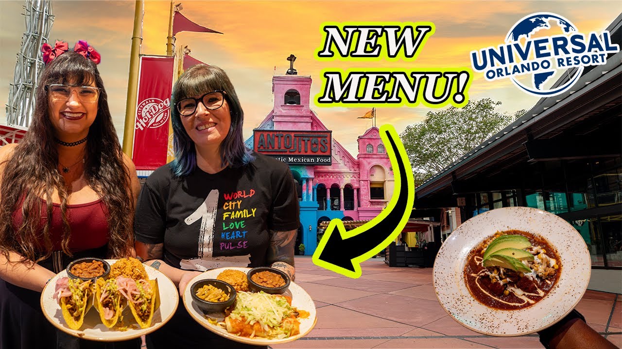 Universal Orlando Antojitos NEW MENU UPDATE 🌮 CityWalk food review 2025 ...
