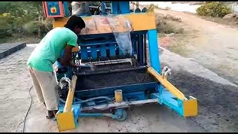 EVERON 1119 autofeeder concrete block making machine