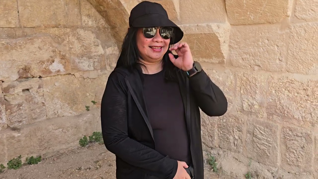 Touring Jerash Archaeological Site In Jordan 