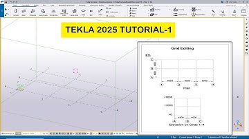 TEKLA 2025 TUTORIAL 1 | ROOSTERS MET VOORBEELD