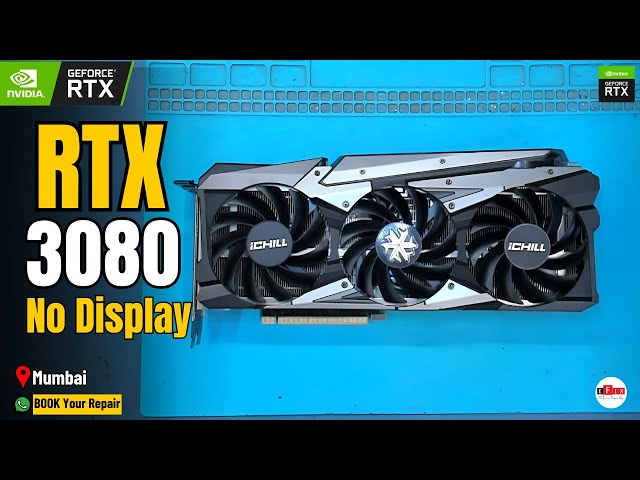 Nvidia RTX 3080 No Display fix | inno3D | Graphic Card Repair