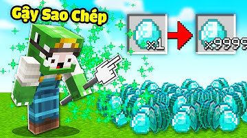 Minecraft Bedwars, Sở Hữu GẬY SAO CHÉP Có Thể Nhân Bản Tất Cả Mọi Thứ Như Hacker Troll Noob Team