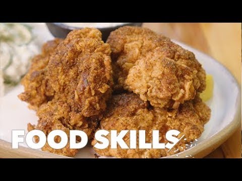 How Japanese Fried Chicken Gets Extra Crispy | Food Skills | First We Feast