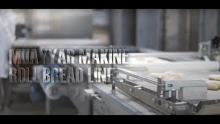 Hamburger Bun / Roll Bread Full Production Line ! Bun Making Machine !