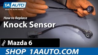 Match Highlights How to Replace Knock Sensor on a 2003-08 Mazda 6 L4 2.3L (Excluding Turbo Models)