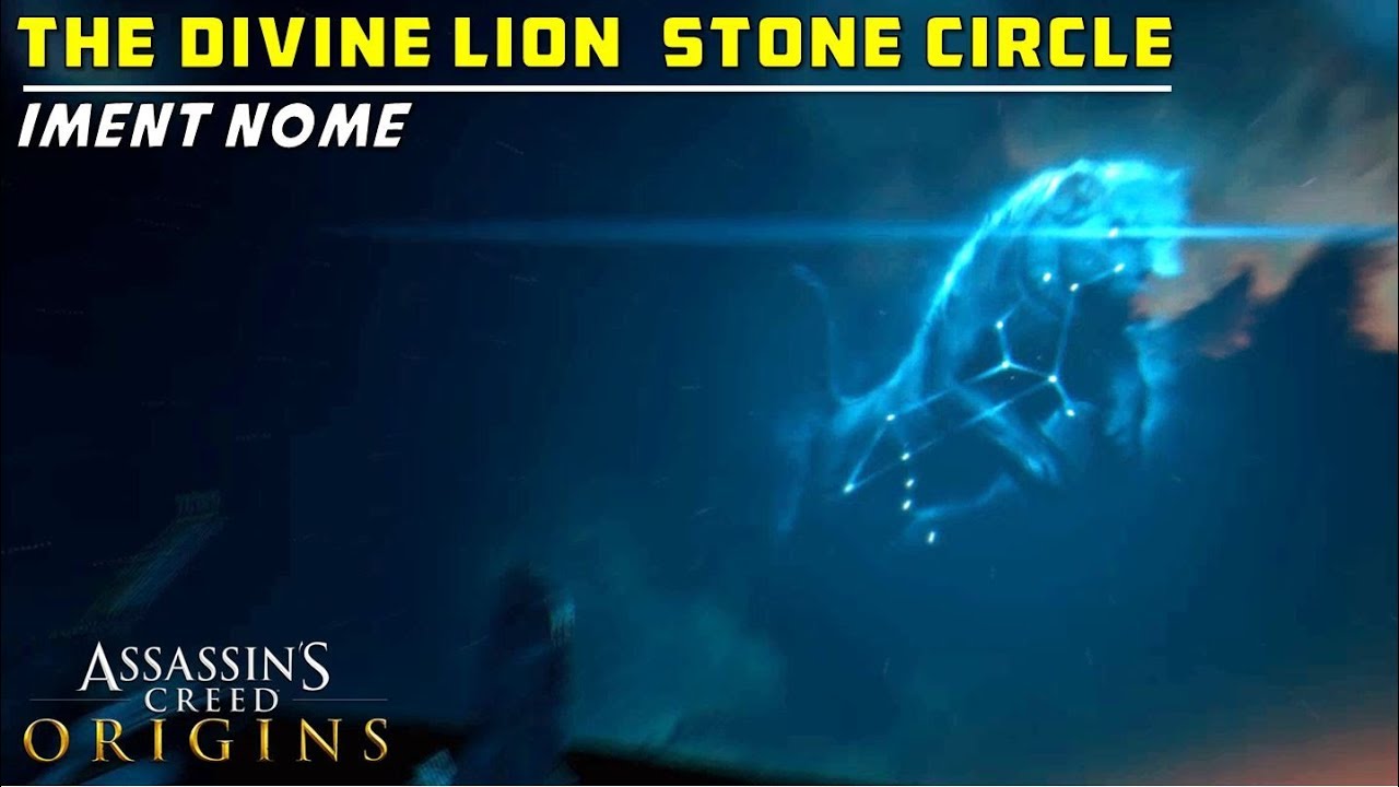 The Divine Lion Stone Circle | Iment Nome | Location & Align the Stars | Assassins Creed: Origins