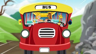 wheels on the bus go round and round more vehicles songs for kids