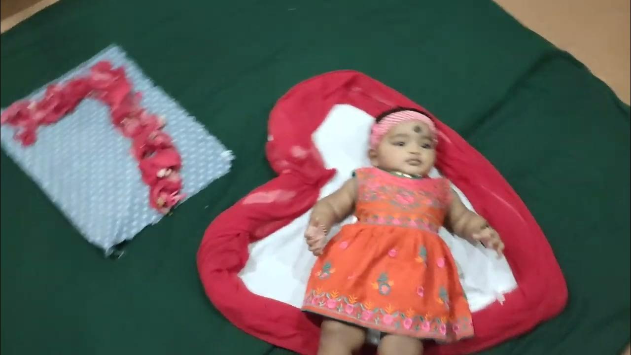 7 months old baby simple photo shoot at home YouTube