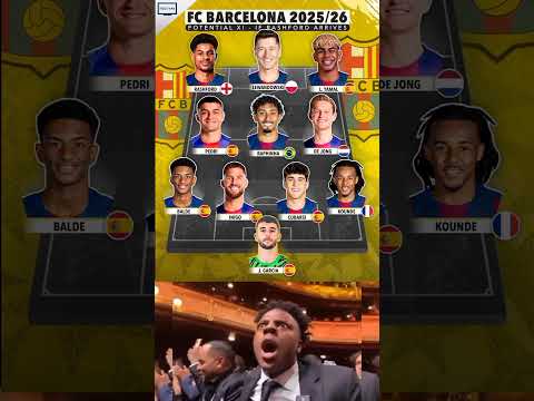 FC Barcelona 2025 26 XI Is There A Club That Could Stop This Team From Winning Treble This Season