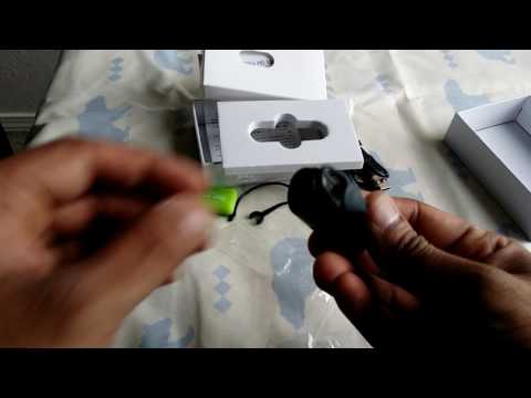 Unboxing and Sample - YOUYOUTE 1080P FHD Spy Hidden Camera Bluetooth Headset Mini Camcorder