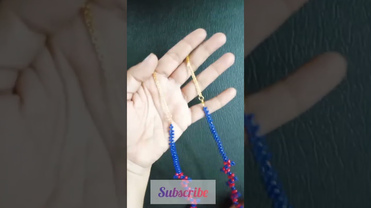 Beaded Zigzag Earrings & Necklace