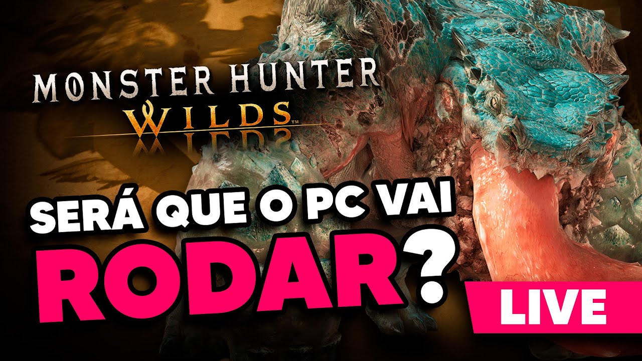 É DIA DE BETA NO PC DE MONSTER HUNTER WILDS! Será que o SETUP vai ...
