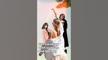 Make Trendy Cutout Videos with #springvideoapp!