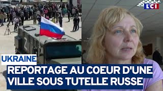 Reportage au coeur d'une ville sous tutelle russe